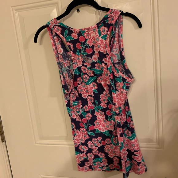 EEUC Medium Lilly Pulitzer Cherry Picker Tank - Picture 2 of 3